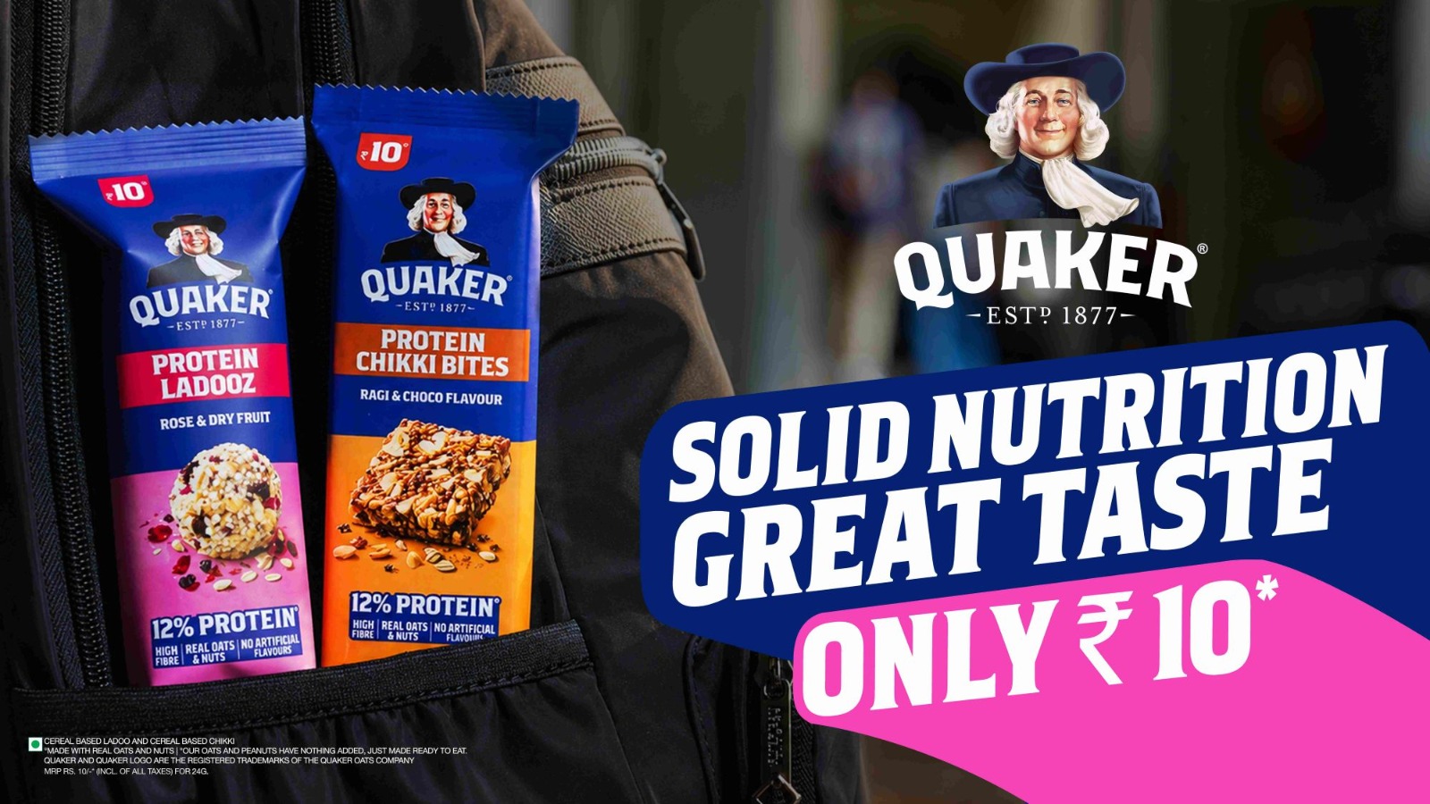 PepsiCo India launches Quaker Protein Ladooz and Chikki Bite...