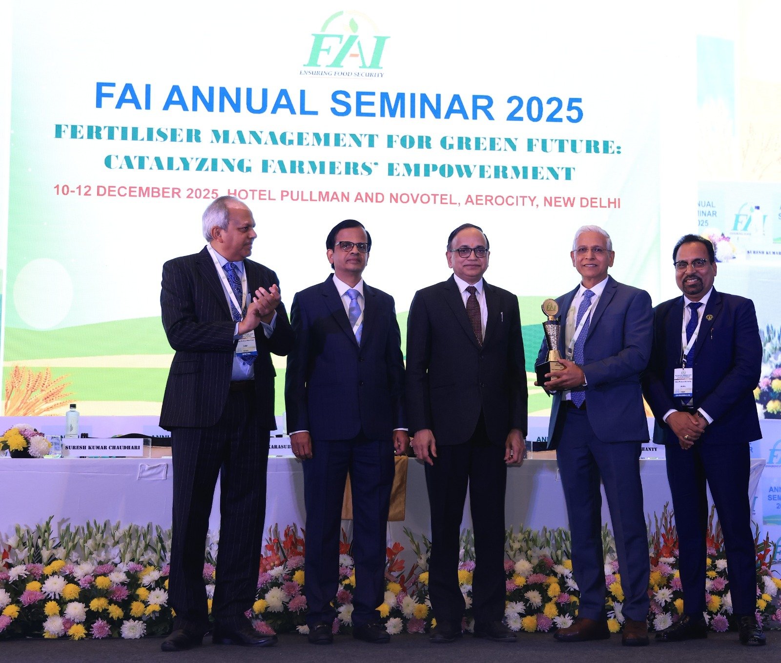 Matix Fertilisers, promoted by Nishant Kanodia, wins ‘Best Production Performance Award 2025 for a Nitrogenous Fertiliser Plant’ for the second consecutive year at the 2025 FAI Annual Seminar
