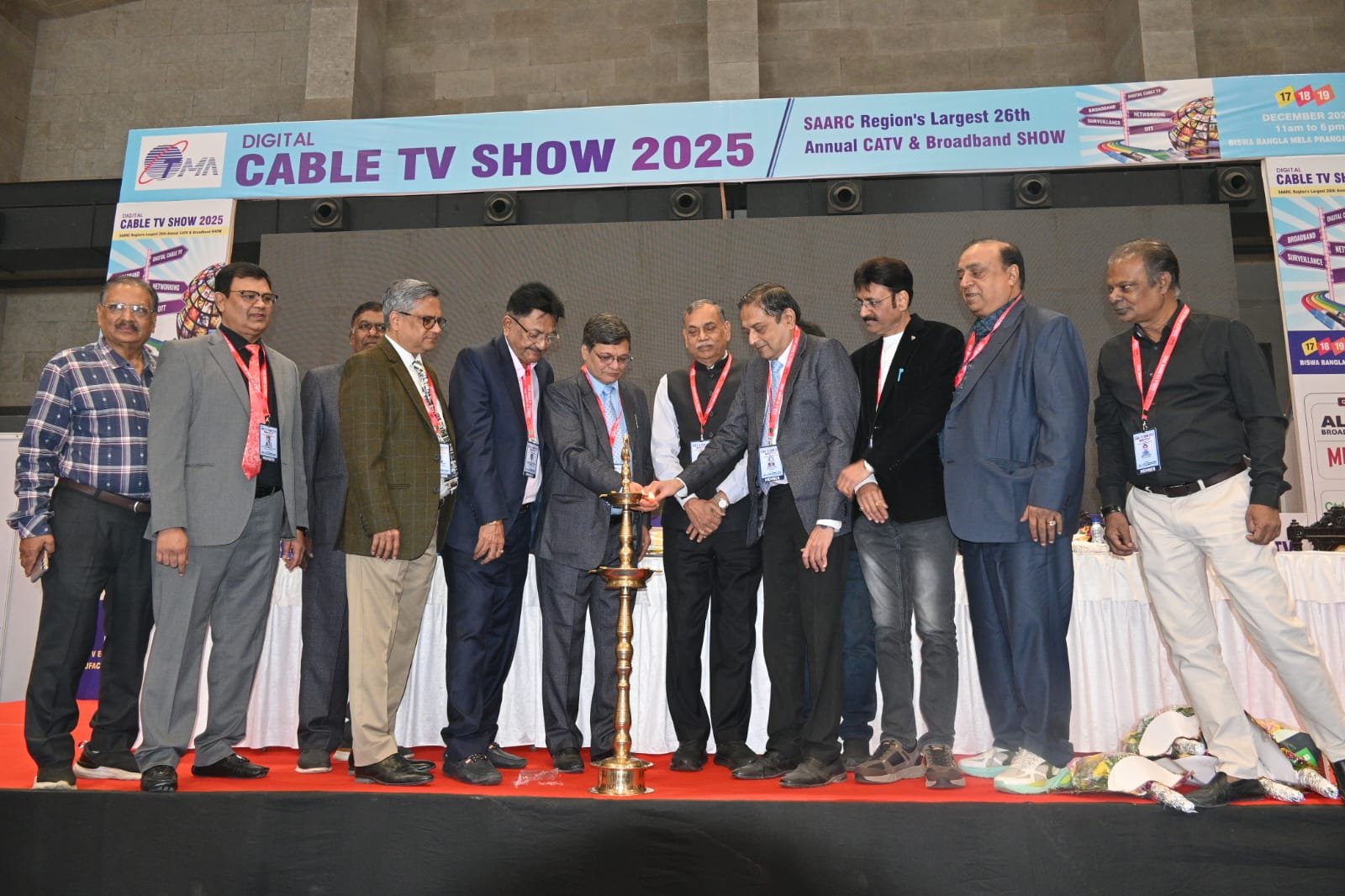 ২৬তম কেবল টিভি শো ২০২৫ কলকাতা উৎঠান;সিটিএমএ-র ৩০ বছরের শ্রেষ্ঠত্বের উদযাপন।