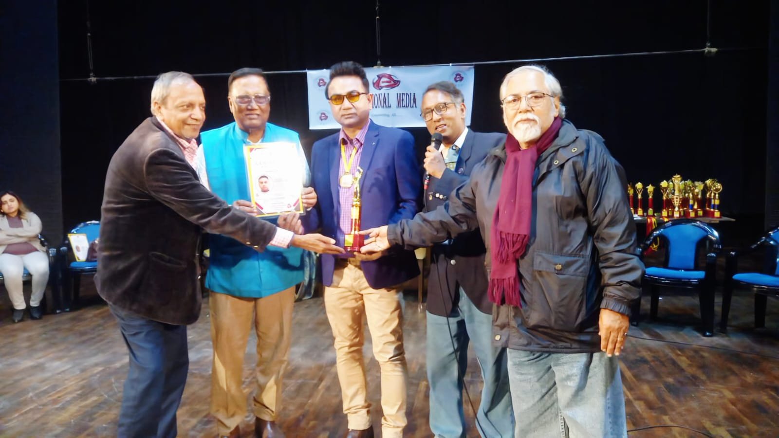 Special award from International Media Guild for Australia-settled Cricket Coach Kaushik Dasgupta…