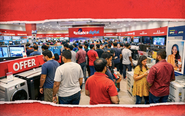 রিলায়েন্স ডিজিটালে চলছে বিশেষ অফার, ভিড় জমাচ্ছেন ক্রেতারা