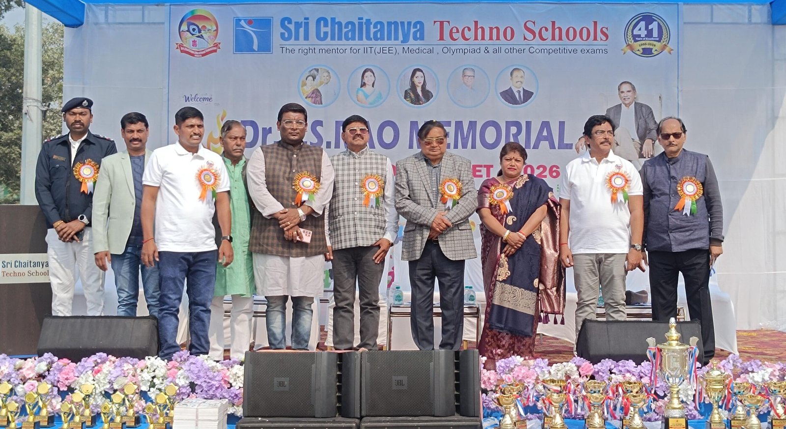 শ্রীচৈতন্য টেকনো স্কুলের ‘ডঃ বি. এস. রাও মেমোরিয়াল ন্যাশনাল স্পোর্টস মিট’-এর রাজ্যস্তরের প্রতিযোগিতার শুভ সূচনা।