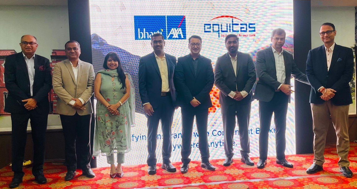 Bharti AXA Life Insurance and Equitas Small Finance Bank Announce Strategic Bancassurance Partnership…