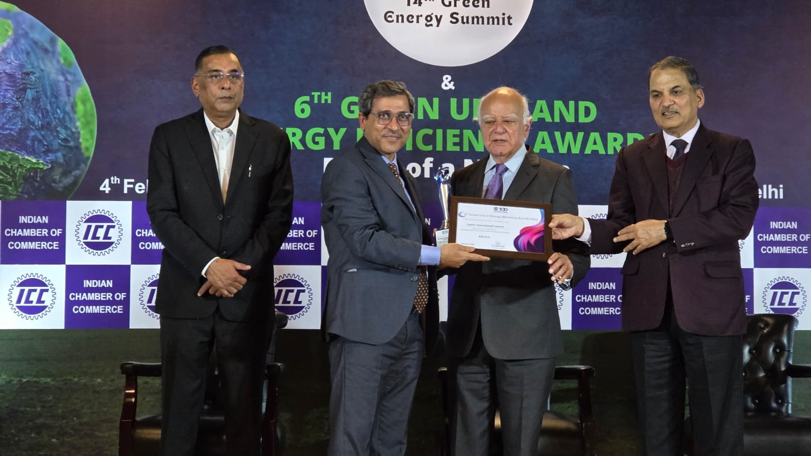 Jupiter International Wins Silver at 6th Green Urja Awards for Solar Cell Manufacturing Excellence….