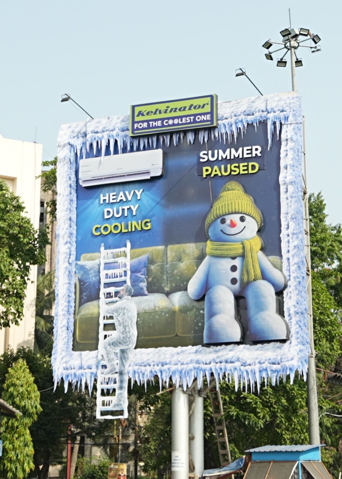 Kelvinator Turns up the Cool Factor this summer with its Disruptive ‘Summer Paused’ 3D OOH Innovation….
