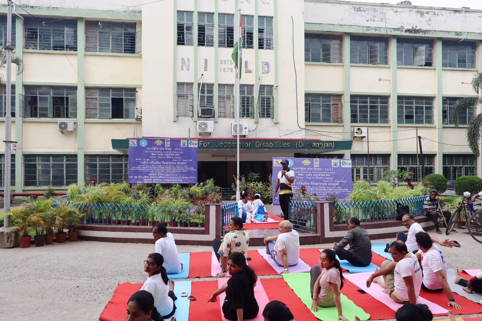 On the occasion of International Yoga Day, National Institute for Locomotor Disabilities, Kolkata organised a yoga session……