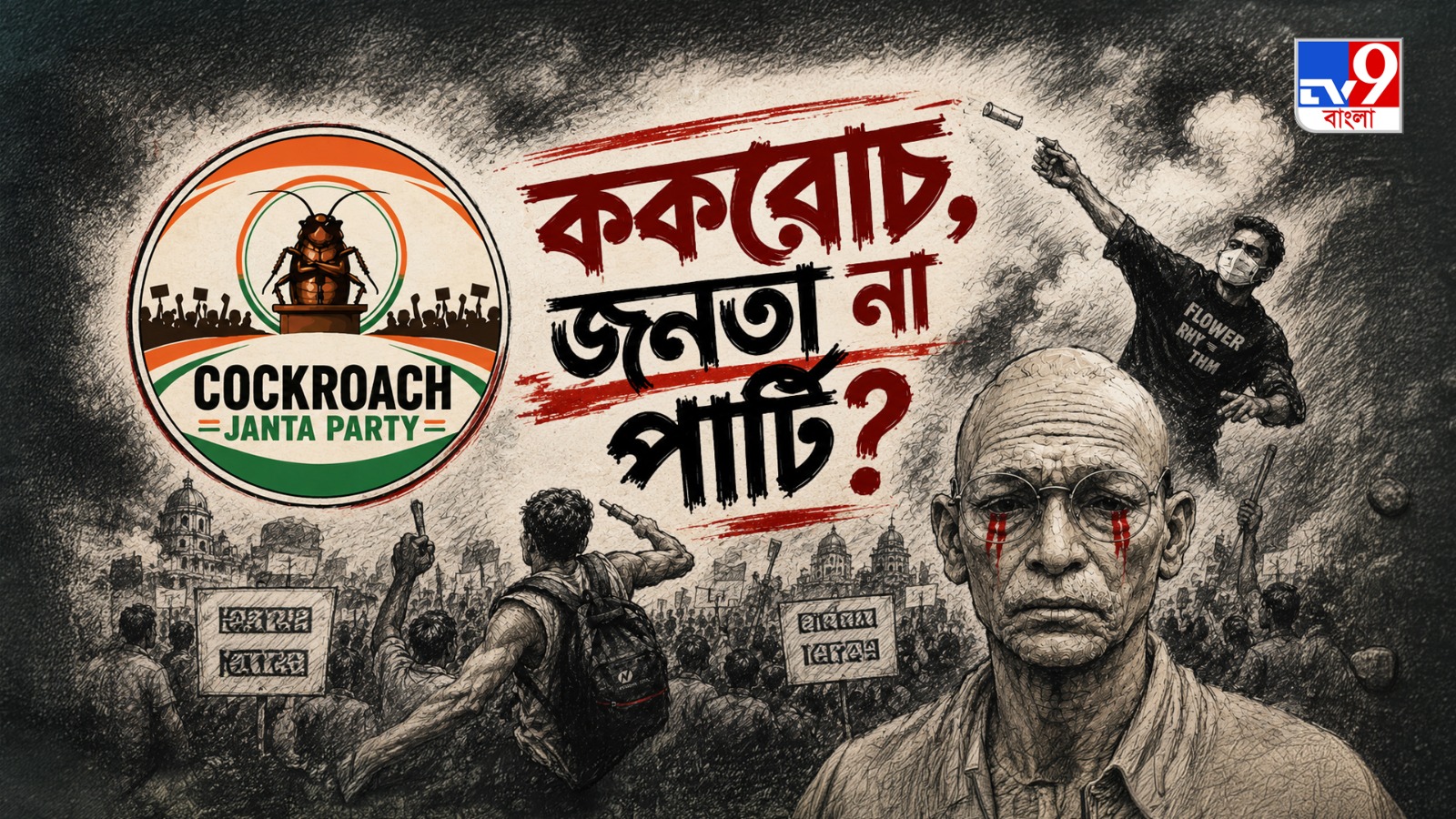 TV9 বাংলার নতুন নিউজ সিরিজ ‘ককরোচ, জনতা না পার্টি?’, ০২ অগাস্ট, ২০২৬, রবিবার রাত ১০ TV9 বাংলার নতুন নিউজ সিরিজ ‘ককরোচ, জনতা না পার্টি?’, ০২ অগাস্ট, ২০২৬, রবিবার রাত ১০