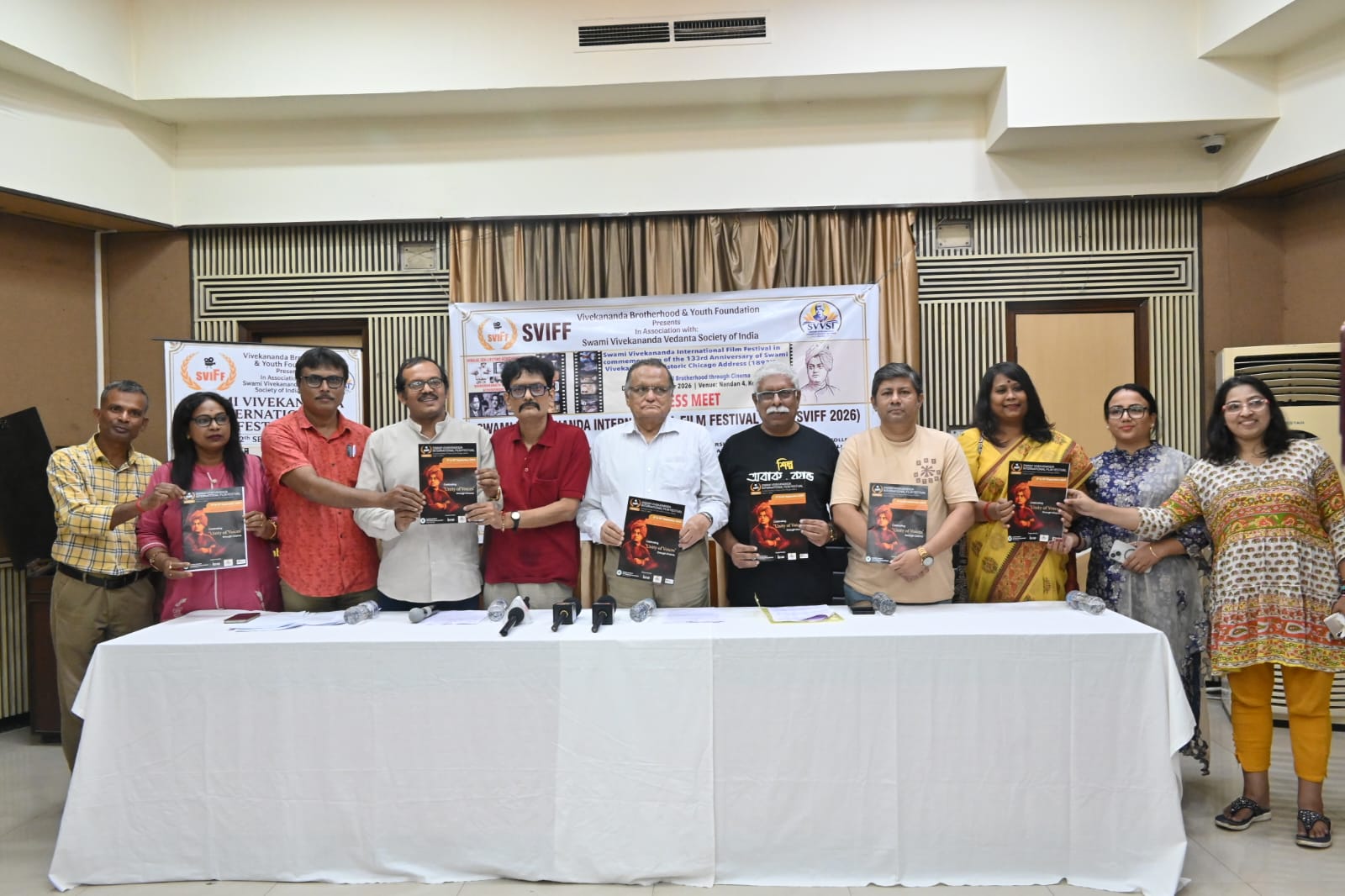 স্বামী বিবেকানন্দ ইন্টারন্যাশনাল ফিল্ম ফেস্টিভ্যাল ২০২৬-এর রূপরেখা প্রকাশ নন্দনে….