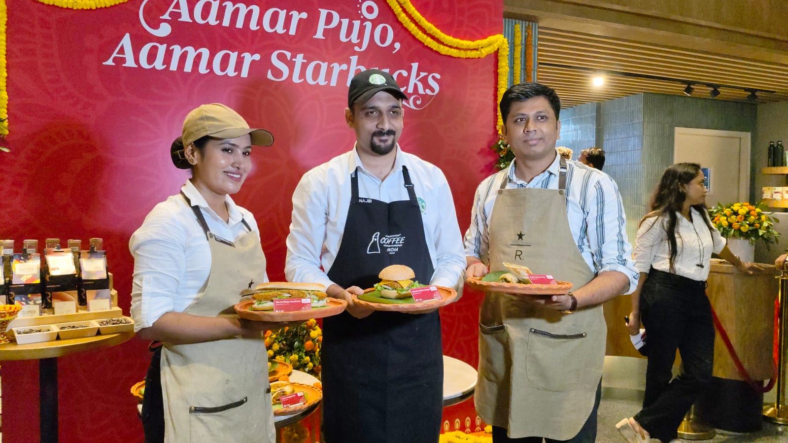 Starbucks Ignites Pujo Festivities….. Starbucks Ignites Pujo Festivities…..